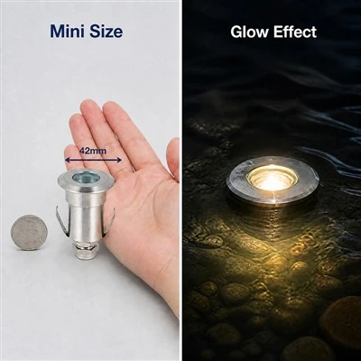 12V dimbar i-Ground Driveway Light|LED landskapslys|Anti-refleks